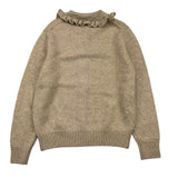 SAINT BARTH cardigan tinta unita con bottoni Fango per Bambina ORA0001 FANGO SAINT BARTH 