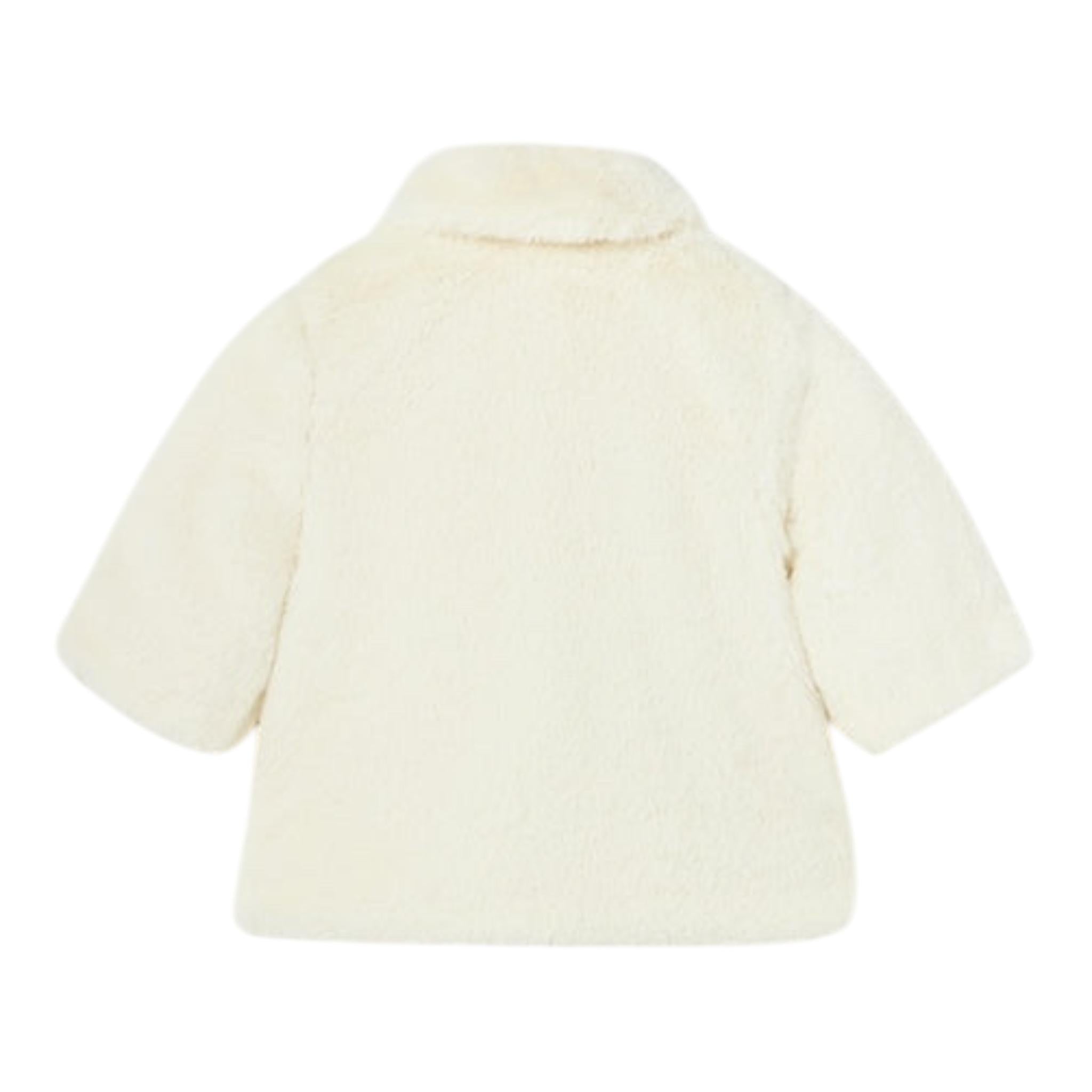 MAYORAL pelliccia tinta unita con bottoni Panna per Neonata 2405 PANNA MAYORAL 