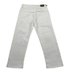 Daniele Alessandrini Jeans tinta unita con Strappi Bianco per Bambino 1235P0623J BIANCO DANIELE ALESSANDRINI 