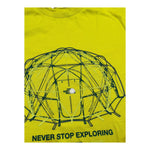 The North Face T-Shirt Girocollo Tinta Unita con Stampa per Bambino NF0A8AXGJE31S GIALLO THE NORTH FACE 