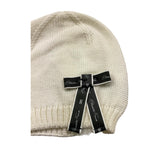 ELISABETTA FRANCHI cappello tinta unita con fiocco Panna per Neonata EGCP03 PANNA ELISABETTA FRANCHI 
