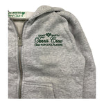 SAINT BARTH felpa tinta unita con zip e cappuccio Grigio per Bambina TENNIS GRIGIO SAINT BARTH 