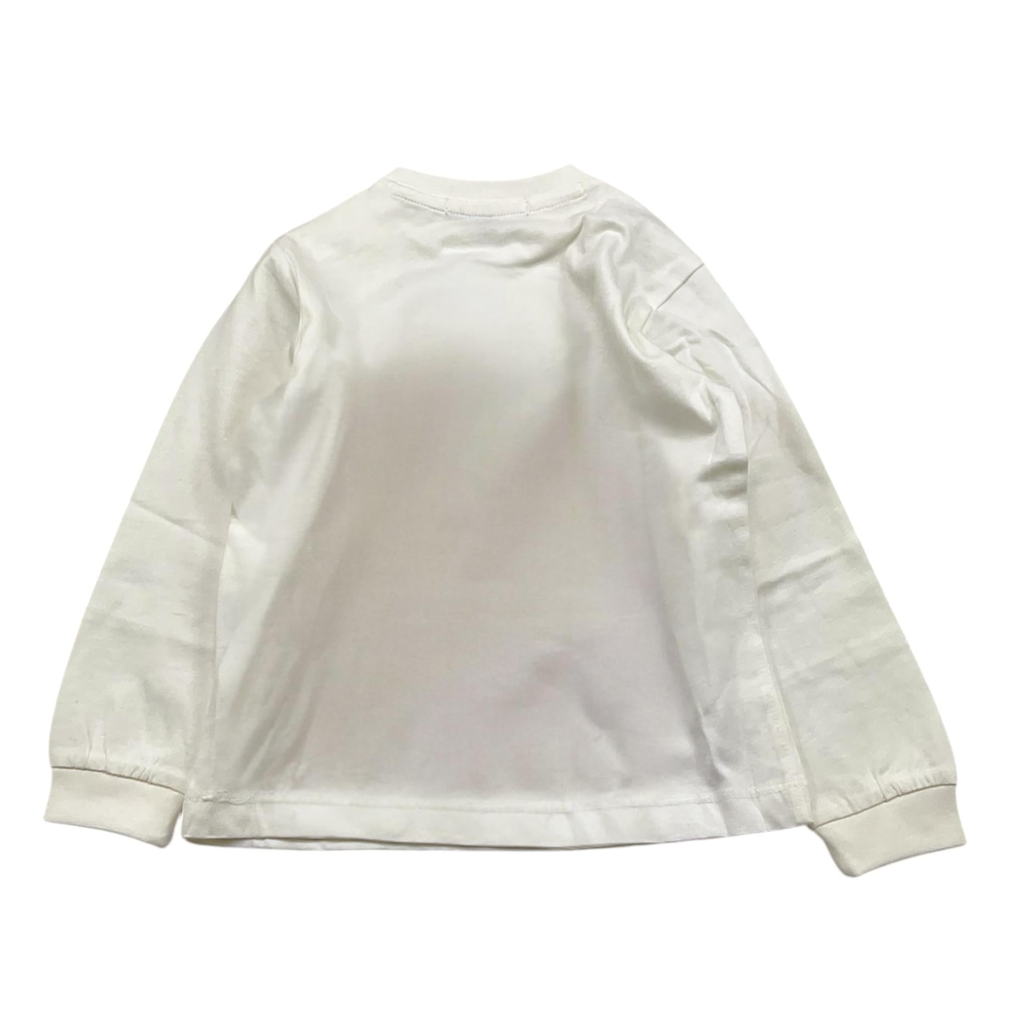 NEVER TOO shirt girocollo tinta unita con stampa Bianco per Bambino NT2202N BIANCO NEVER TOO 