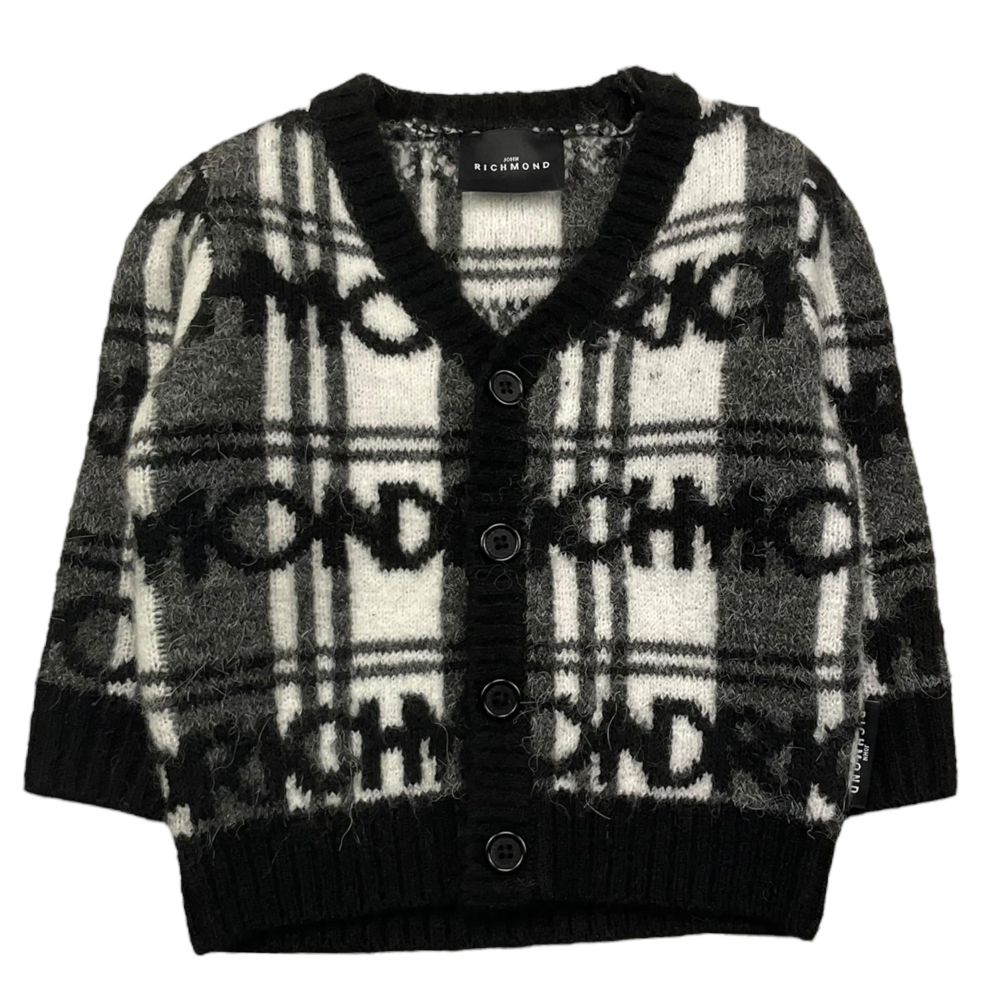 JOHN RICHMOND cardigan stampa fantasia Nero per Neonato RIA25099CD NERO JOHN RICHMOND 