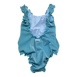 Saint Barth Costume Intero Tinta Unita  per Bambina 00080L AZZURRO SAINT BARTH 