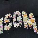 Msgm T-Shirt Girocollo Tinta Unita con Stampa per Bambina S5MSJGTH105 NERO MSGM 
