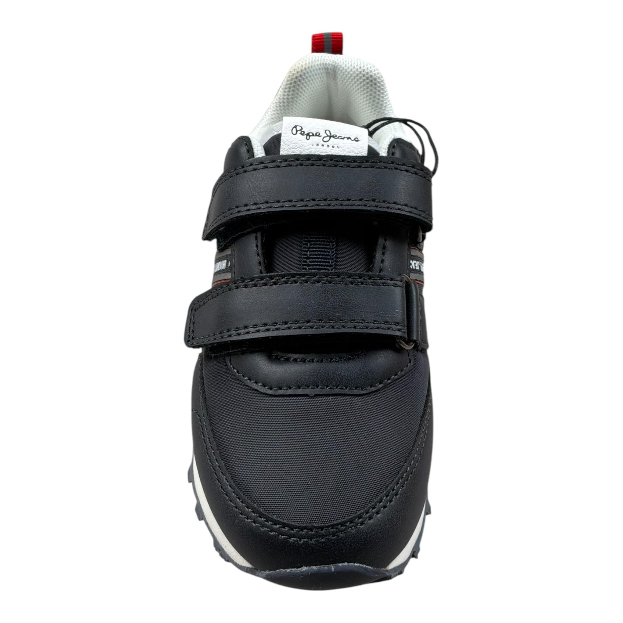 Pepe Jeans Sneakers Tinta Unita con Lacci per Bambino PBS40011 BLU PEPE JEANS 