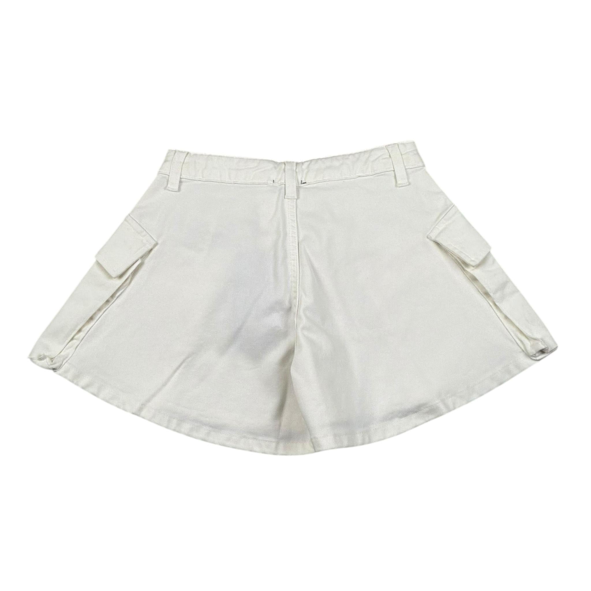 Fun & Fun Short Tinta Unita con Girovita Regolabile per Bambina FJSO01272 PANNA FUN & FUN 