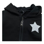 John Richmond Felpa con Zip E Cappuccio Tinta Unita per Neonata RIP26129FE NERO JOHN RICHMOND 