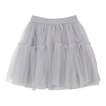 MONNALISA gonna tinta unita con tulle Grigio per Bambina 17DGON GRIGIO MONNALISA 
