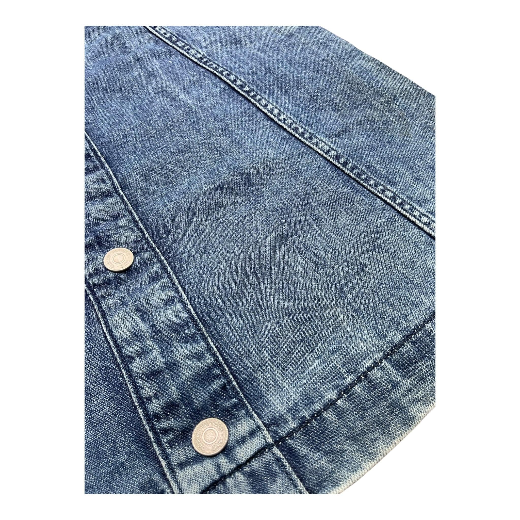 Tommy Hilfiger Gonna Tinta Unita Modello Denim per Bambina KG0KG06765 BLU TOMMY HILFIGER 