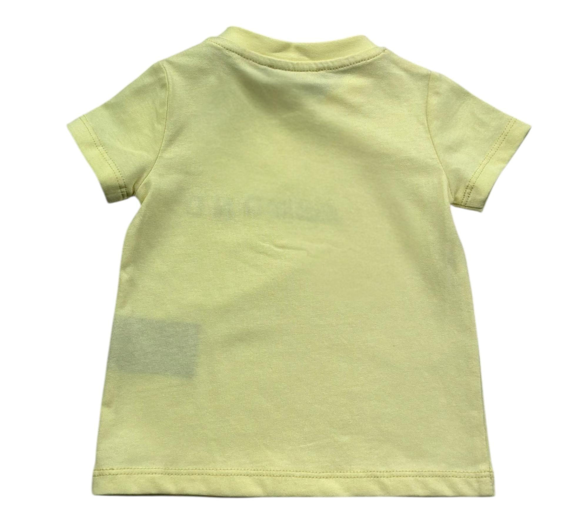John Richmond T-Shirt Girocollo Tinta Unita con Stampa per Neonato RIP26002TS GIALLO JOHN RICHMOND 