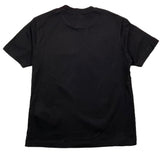 Diesel T-Shirt Tinta Unita Girocollo Con Stampa Nero Per Bambino