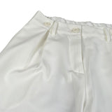 Manila Grace Pantalone Tinta Unita Modello Palazzo per Bambina MG2749 BIANCO MANILA GRACE 