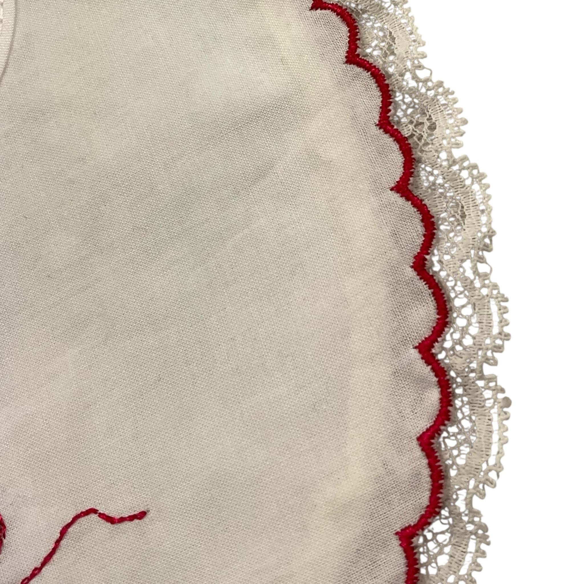 Ninnaoh Bavetta Tinta Unita con Stampa per Neonata I20155 BIANCO NINNAOH 