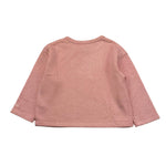 Saint Barth Felpa Girocollo Tinta Unita con Stampa per Bambina ANGL001 ROSA SAINT BARTH 