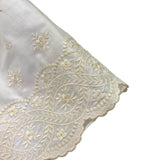 Barcellino Abito Tinta Unita Mezza Manica con Ricami per Neonata 121212 BIANCO BARCELLINO 