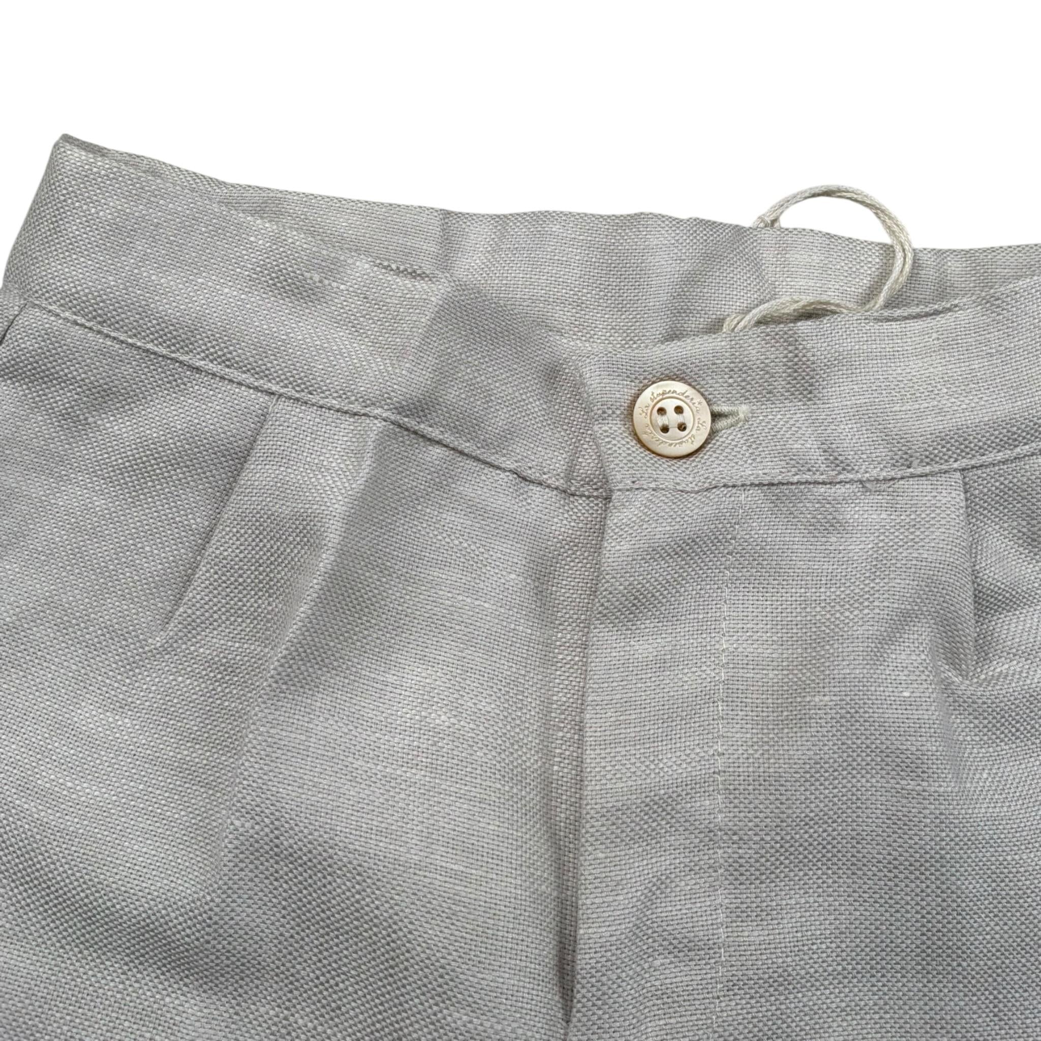 La Stupenderia Bermuda Tinta Unita con Girovita Regolabile per Neonato CJBR71 BEIGE LA STUPENDERIA 