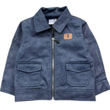 Trussardi Giubbino Tinta Unita con Zip per Neonato TIP26042GB BLU TRUSSARDI 
