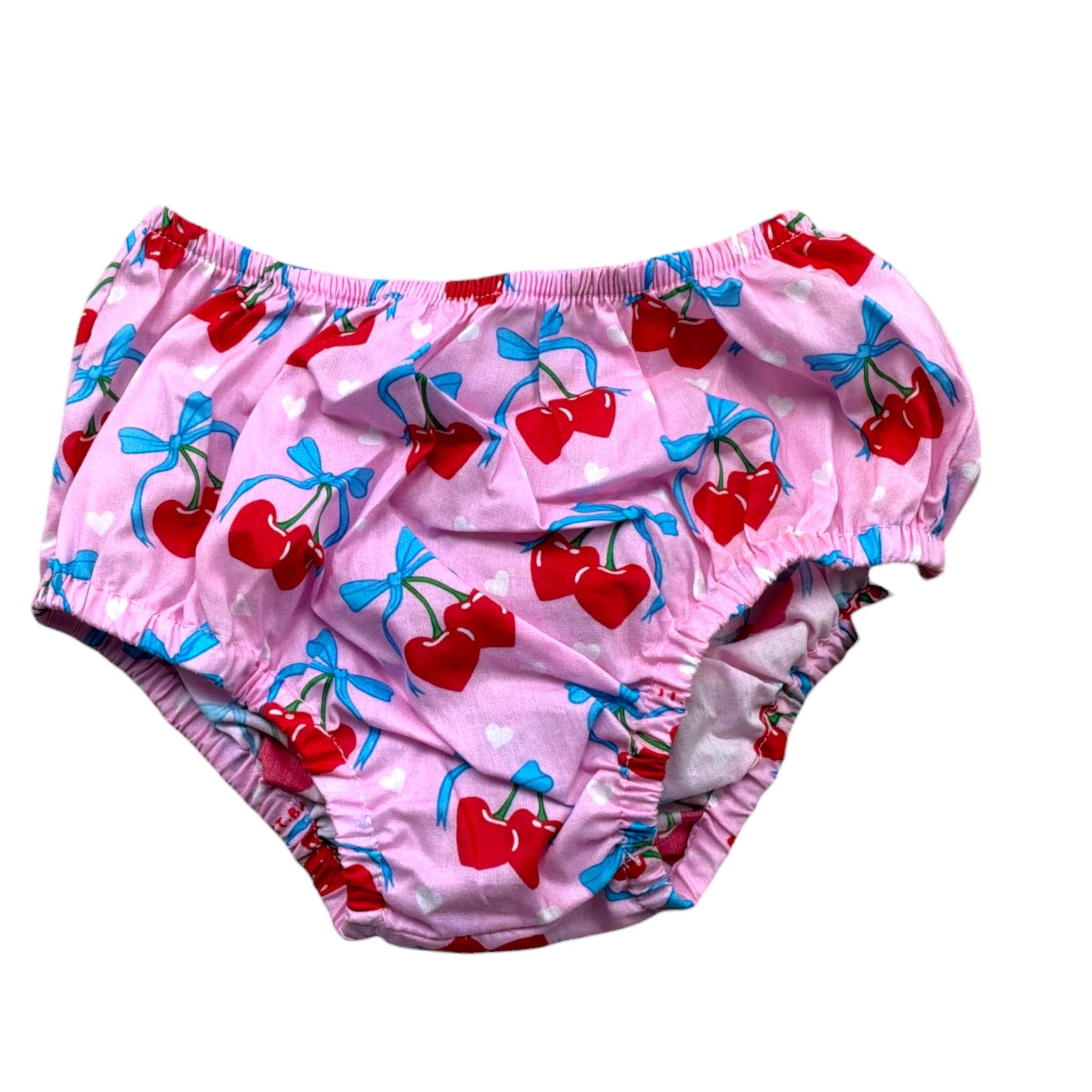 Saint Barth Costume Modello Slip Tinta Unita con Stampa per Bambina 00971L ROSA SAINT BARTH 