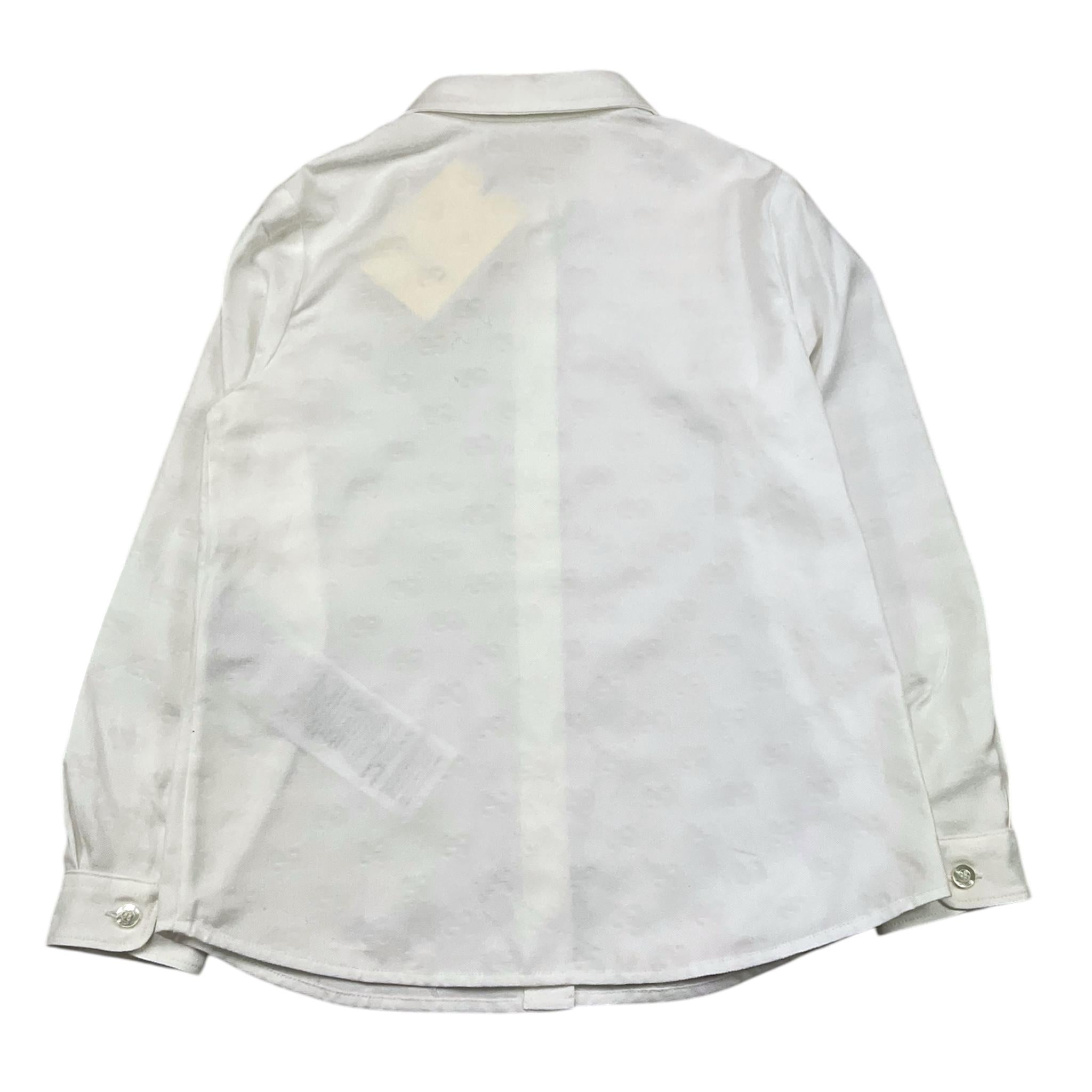 GUCCI camicia manica lunga tinta unita con loghi Bianco per Bambino 793093 BIANCO GUCCI 