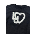 Liu Jo Maglia Girocollo Tinta Unita con Logo per Neonata KF4039 NERO LIU JO 