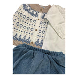 MAC ILUSIO'N completo 3 pezzi camicia-cardigan-culotte Multicolor per Neonata 9556 MULTICOLOR MAC ILUSIO'N 