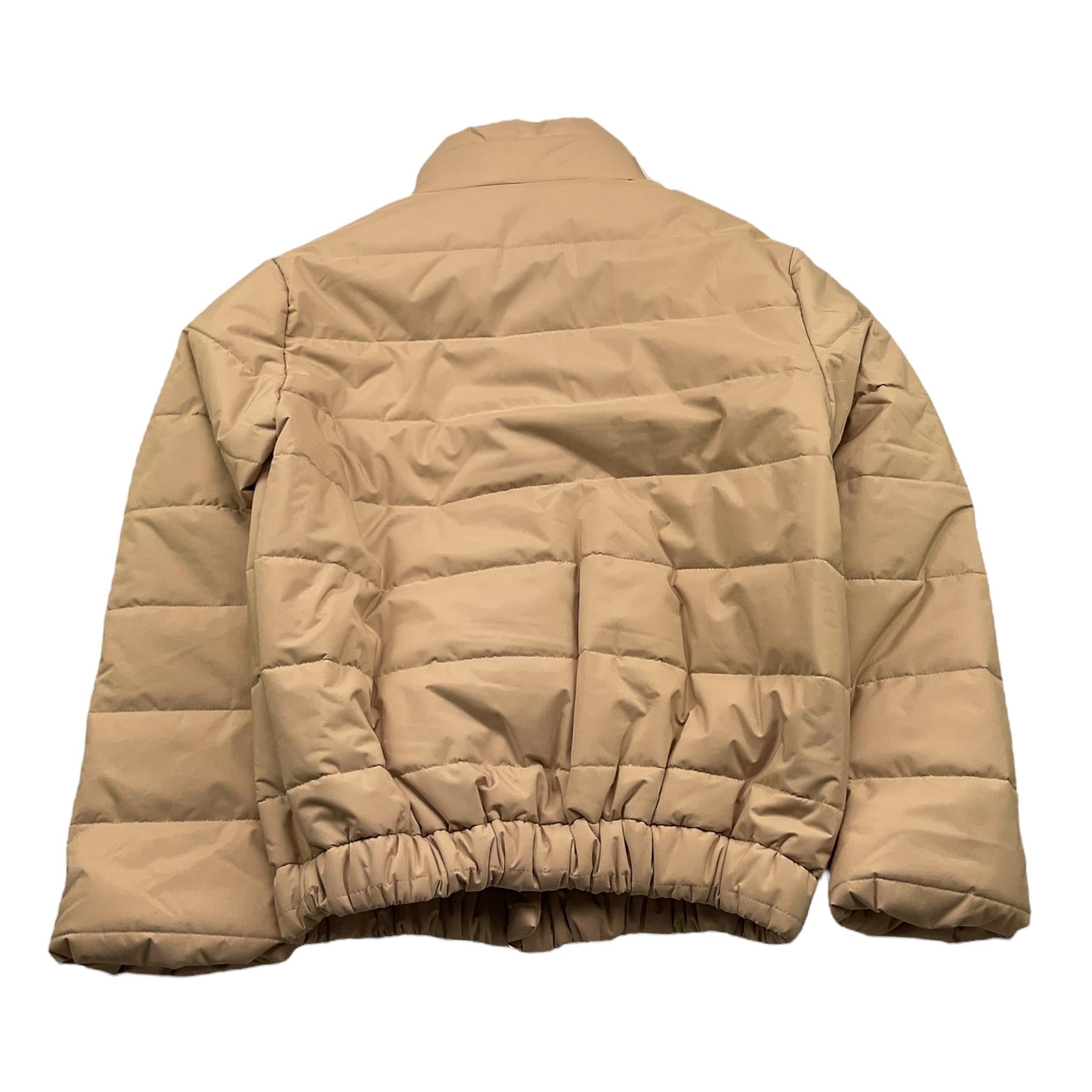 MARC ELLIS giubbino tinta unita con logo Beige per Bambina JMJJK16295 BEIGE MARC ELLIS 