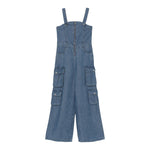 Liu Jo Tuta Intera In Denim con Zip per Bambina GA5101X BLU LIU JO 