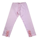 Monnalisa Leggins Tinta Unita con Applicazioni per Bambina 173414 ROSA MONNALISA 