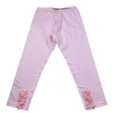 Monnalisa Leggins Tinta Unita con Applicazioni per Bambina 173414 ROSA MONNALISA 