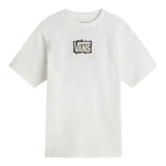 Vans T-Shirt Girocollo Tinta Unita con Stampa per Bambino VN000M84FS8 BIANCO VANS 