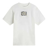 Vans T-Shirt Girocollo Tinta Unita con Stampa per Bambino VN000M84FS8 BIANCO VANS 