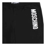 Moschino Bermuda Tinta Unita con Logo per Bambino MUQ01L NERO MOSCHINO 