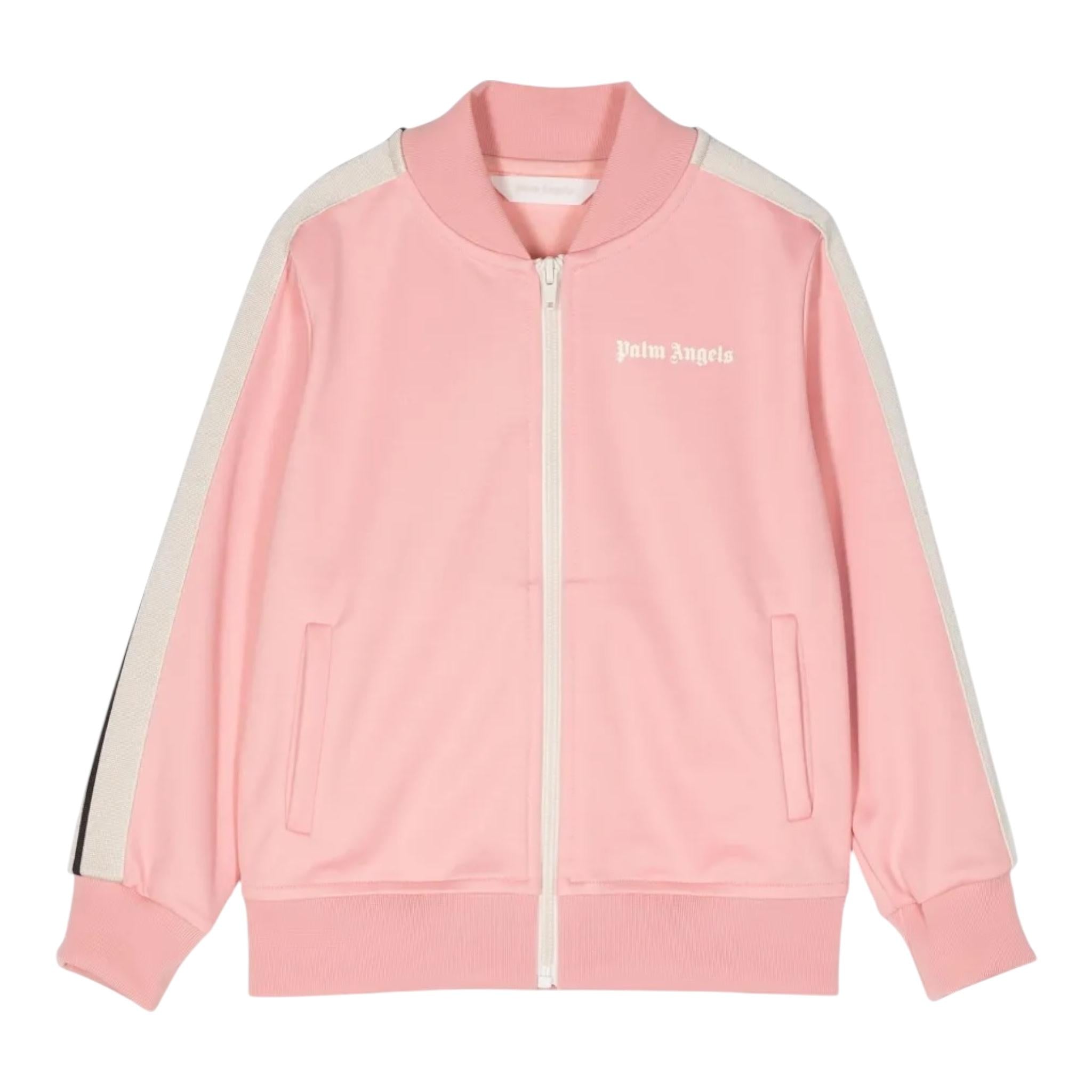 Palm Angels Felpa Tinta Unita con Zip per Bambina PGBD002C99 ROSA PALM ANGELS 