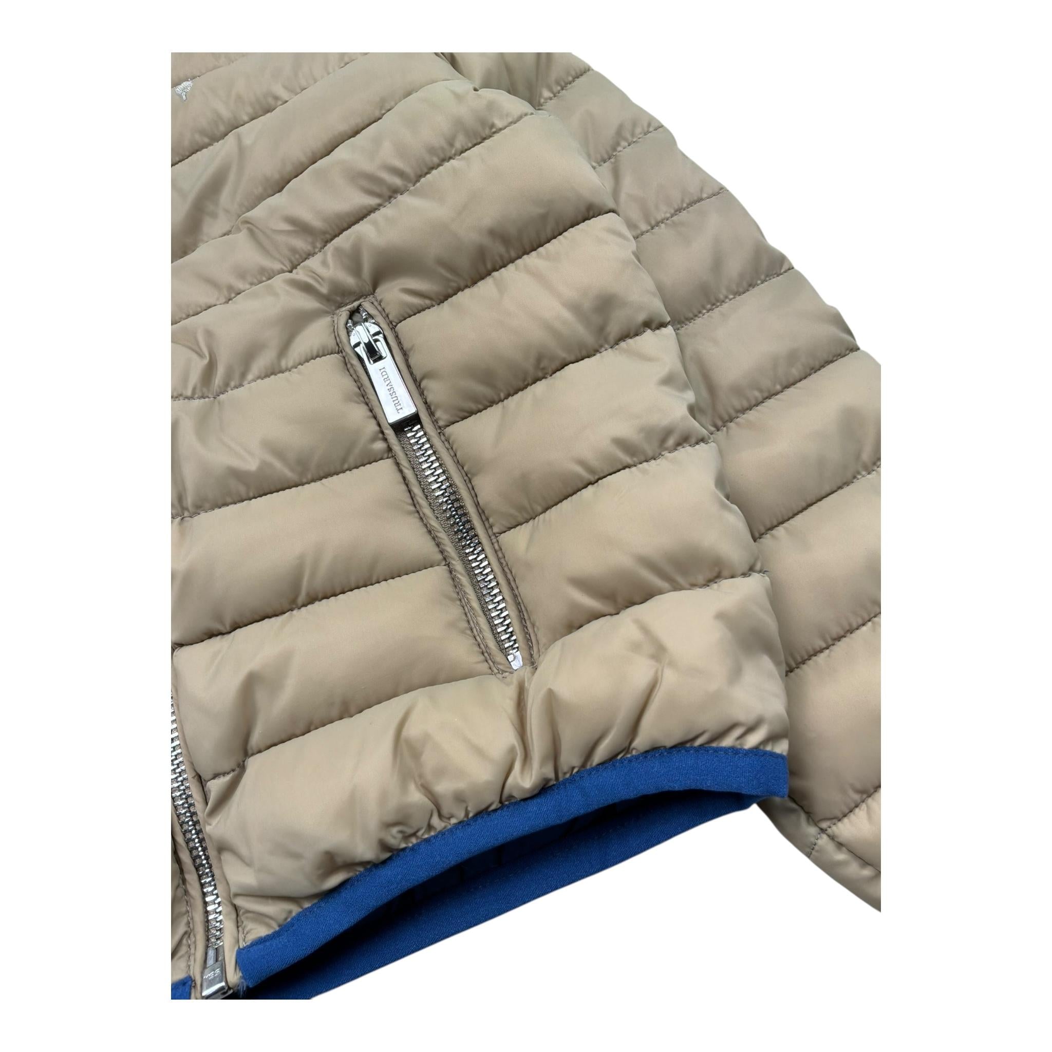 Trussardi Giubbino Tinta Unita con Zip per Bambino TBP26144PI BEIGE TRUSSARDI 