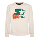 STARTER felpa chiusa girocollo tinta unita cn logo Crema per Bambino 1287 CREMA STARTER 