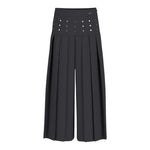 Guess Pantalone Tinta Unita con Applicazioni Modello Palazzo per Bambina J5RB00WGUL0 NERO GUESS 