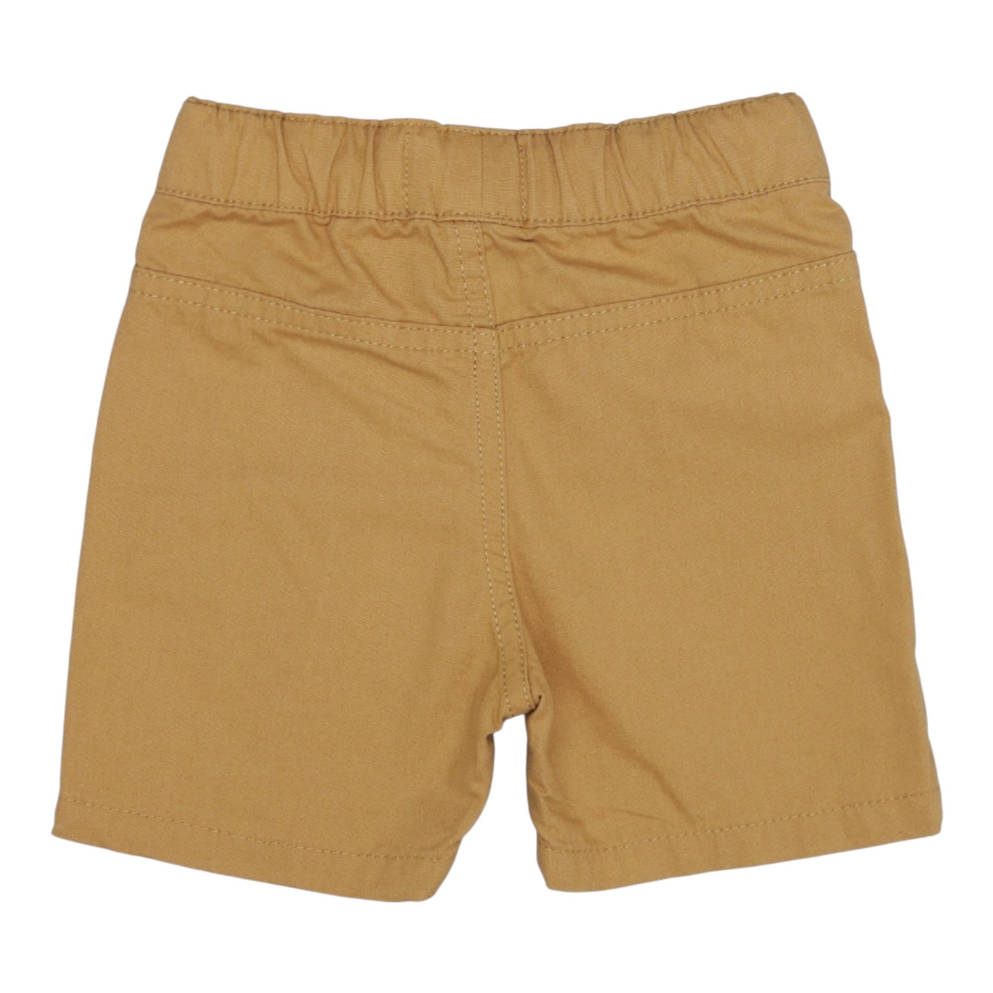 Timberland Bermuda Tinta Unita con Elastico In Vita per Neonato T60495 CAMMELLO TIMBERLAND 