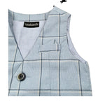 Sarabanda Gilet Tinta Unita per Bambino 04170 AZZURRO SARABANDA 