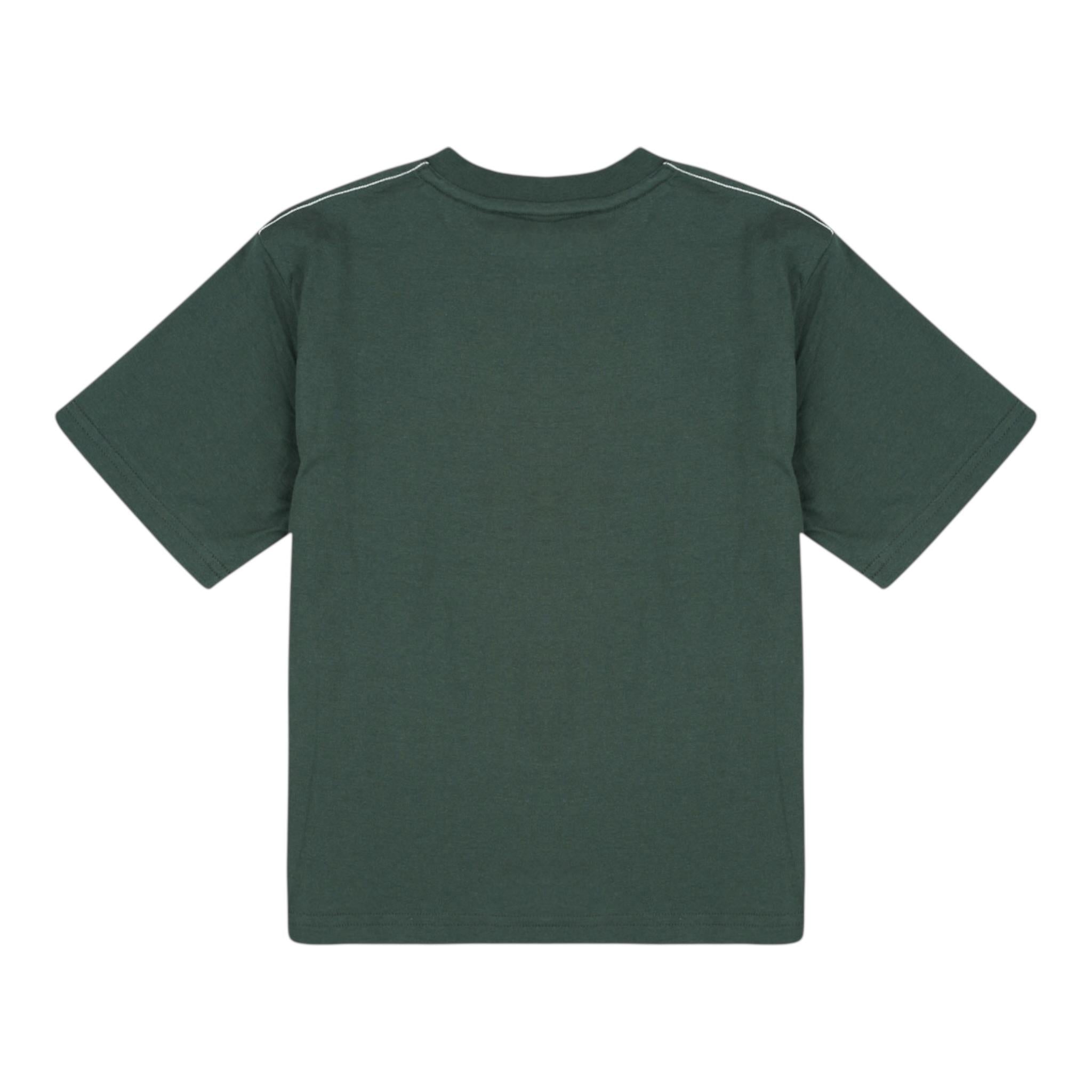 Timberland T-Shirt Girocollo Tinta Unita con Stampa per Bambino T60506X VERDE TIMBERLAND 
