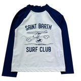 Saint Barth Shirt Tinta Unita con Maniche In Contrasto per Bambino MOORISH BIANCO SAINT BARTH 