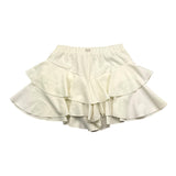 Twinset Short Effetto Gonna Con Balze Bianco Per Bambina