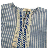 Dixie Camicia Mezza Manica Fantasia A Righe Azzurro per Bambina CC30271G500 AZZURRO DIXIE 