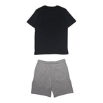New Balance Completo 2 Pezzi T-Shirt-Bermuda Bicolore per Bambino LAKB0133X NERO/GRIGIO NEW BALANCE 
