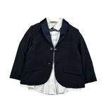 Carlo Pignatelli Completo 3 Pezzi Giacca-Camicia-Papillion per Bambino GIC21102B BLU CARLO PIGNATELLI 