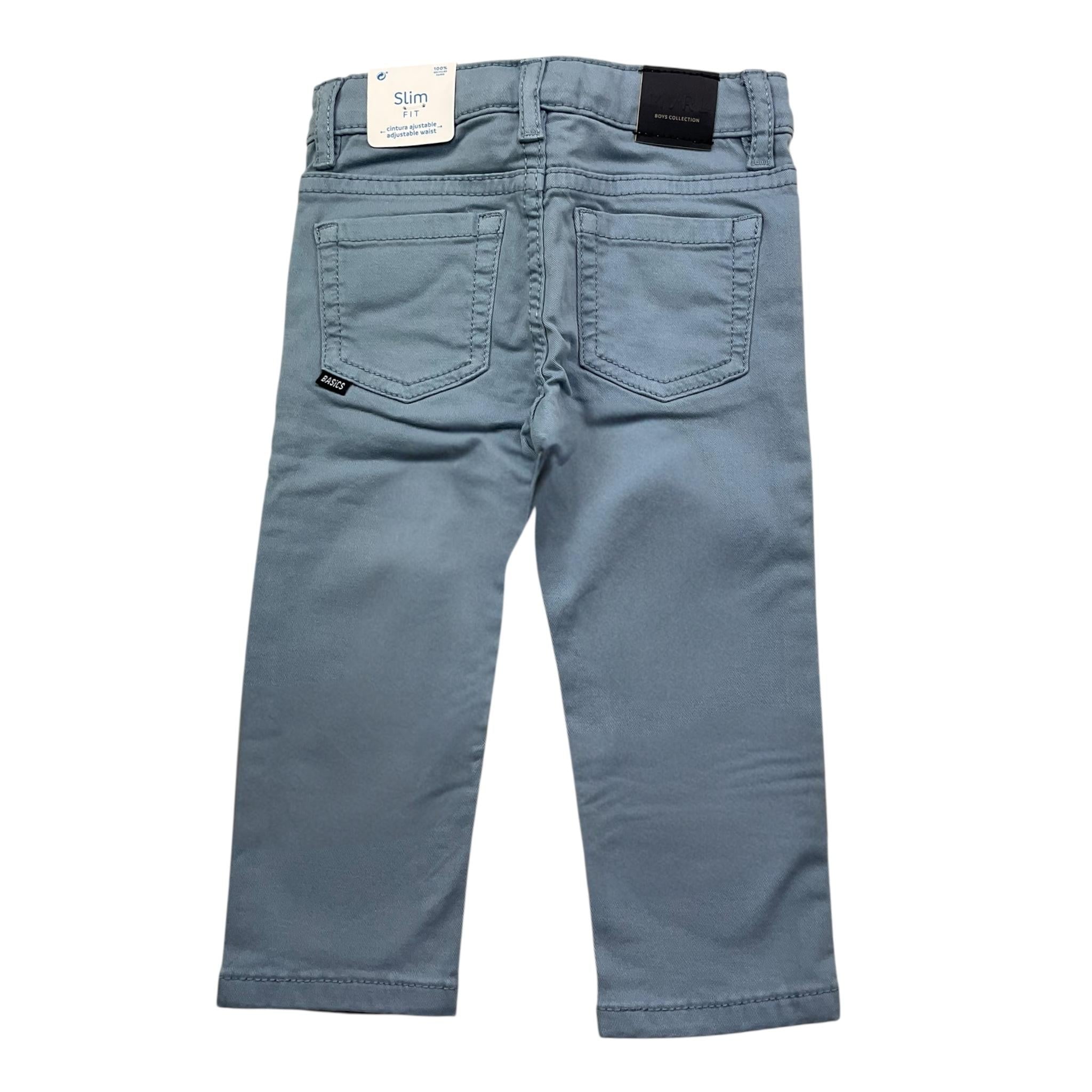 MAYORAL pantalone tinta unita con girovita regolabile Azzurro per Neonato 563 AZZURRO MAYORAL 