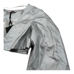 Nunzia Corinna Coprispalle Ecopelle Tinta Unita per Bambina NJ1216165 ARGENTO NUNZIA CORINNA 