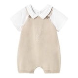 Mayoral Completo 2 Pezzi T-Shirt-Pagliaccetto per Neonato 1607 BEIGE MAYORAL 