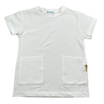 Lalalu' T-Shirt Girocollo tinta unita Bianco per Bambino TSL50PBX BIANCO LALALU' 